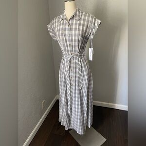 Calvin Klein Black and White Dress